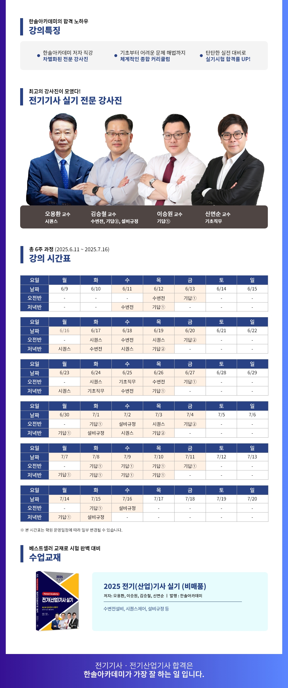 2025년 2회대비 전기기사 실기 대비반